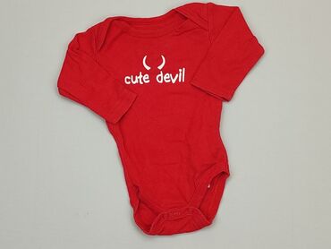 czerwone body niemowlęce: Body, Cool Club, 0-3 m, 
stan - Dobry