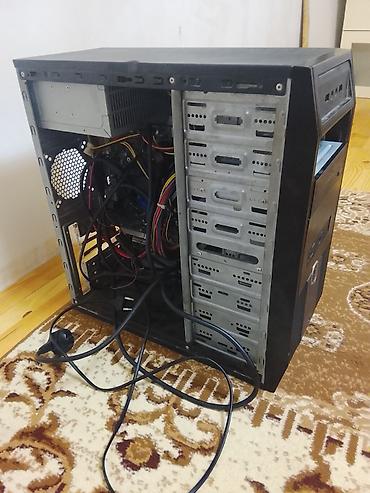 telefon aksesuarları toptan satış: Masaüstü PC korpusu və daxili hissələr - ATX ölçülü qara korpus, ön — 1
