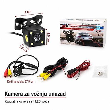 KMT Kamera za vožnju unazad sa 4 LED svetla 2002365 Opis: - Kvadratna na lalafo.rs KMT Kamera za vožnju unazad sa 4 LED svetla 2002365 Opis: - Kvadratna