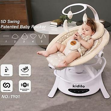 Beşiklər: Kidilo 5D Swing Patented Baby Rocker – elektrikli beşik-sallanacaq — 1