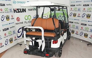 motolar: Qolf kar dg-m4+2 (altıyerli) 6-seater elektrik golf cart sizin qolf — 3