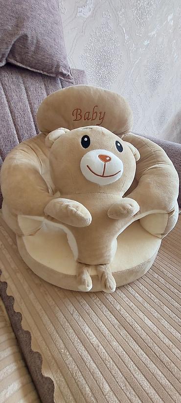 Uşaq üçün yumşaq oturacaq – ayı fiqurlu - Model: “Baby” yazılı, ayı