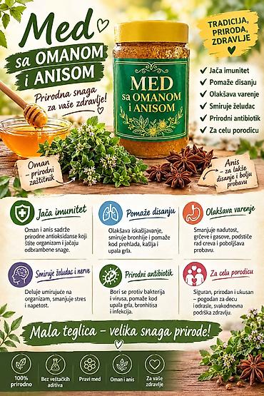 aparat za varenje 4 u 1: Med sa omanom i anisom – prirodna smeša pravog meda obogaćena korenom — 3