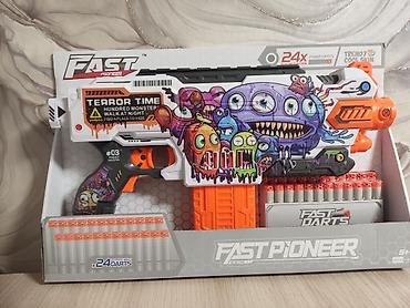 launch pad9: Игрушечный бластер FAST PIONEER (электрический), дизайн “Terror Time – — 1
