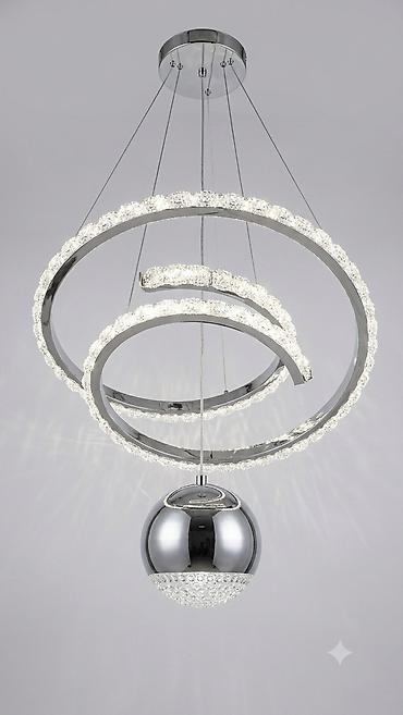 taxt üstü: Led Çılçıraq, 4 və daha çox lampa, Metal — 7