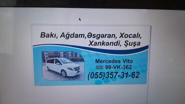Sərnişin daşımaları: Minivan, Bakı - Bərdə, 8 Oturacaq