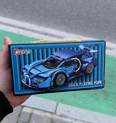 hot wheels premium: Konstruksiya dəsti – “BRICK PLAYING POPK” seriyası, idman avtomobili — 1