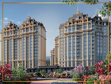 3 комнаты, 129 м², Асанбай мкр Элитка, 14 этаж, ПСО (под самоотделку)