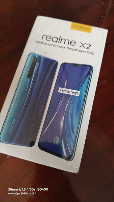 htc 10 dual sim: Realme X2, цвет - Белый, Отпечаток пальца