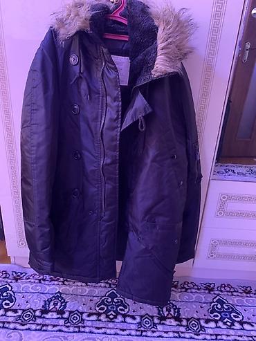 аляск: Пуховик, Длинная модель, США, С капюшоном, XL — 3