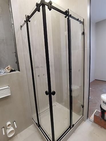 Душевые перегородки и ограждения: Душевые перегородки и зеркала на заказ, по индивидуальным размерам — 14