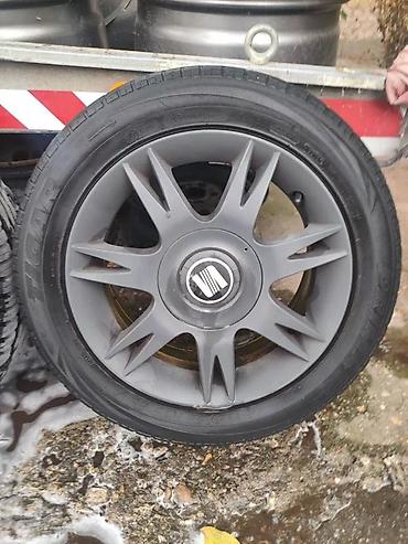 Tyres & Wheels: ALU FELNE SEAT 5X100 15 SA LETNJIM GUMAMA | Felne normalno vozene — 5