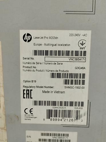 canon 3010 printer: 🖨️ HP LaserJet Pro M203dn (Professional Laser Printer) 💼 Ofis və — 2