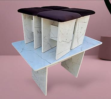 Кухонные столы и стулья: Кухонный стол и стул, Новый, Платная доставка, Самовывоз at lalafo.kg — 10 Кухонные столы и стулья: Кухонный стол и стул, Новый, Платная доставка, Самовывоз — 10