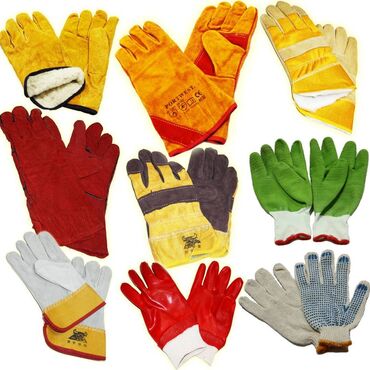перчатки латексные: Перчатки сварщика,резиновые,для кладки кирпича,х/б. Перчатки(краги)