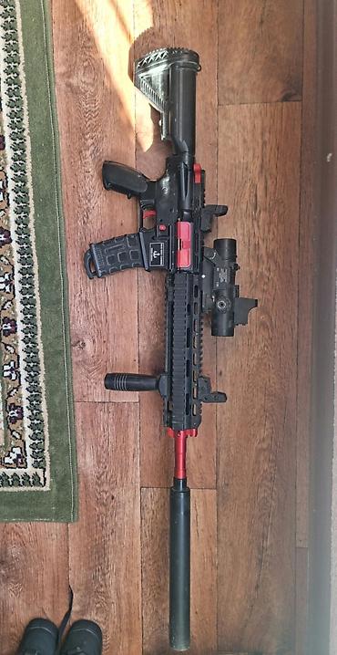 Игрушки: Игровой автомат-реплика AR-стиля (похожа на HK416) на базе гелевых — 9