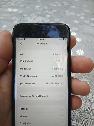 nomre telefon: IPhone SE 2020, 64 GB, Qara, Barmaq izi — 2