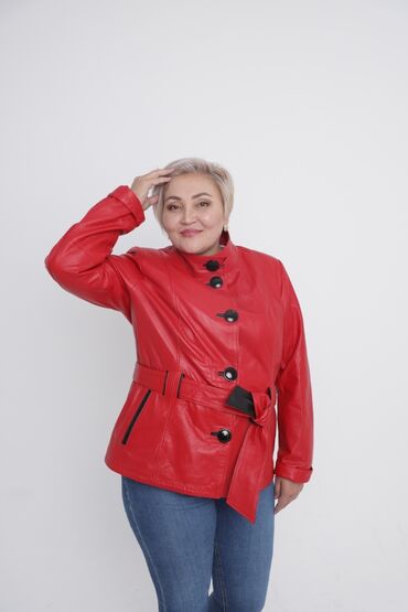женские зимние кожаные куртки: Пуховик, S (EU 36), M (EU 38), L (EU 40)