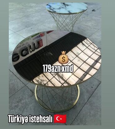Divanlar: Jurnal masası, Yeni, Yumru masa