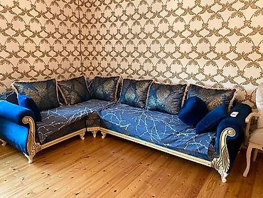 Divanlar: Künc divan, İşlənmiş, Açılmayan, Bazalı, Ödənişli çatdırılma — 1