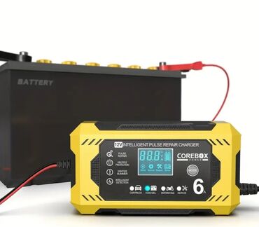 Avtomobil akkumulator zaryadkalari: Corebox 12V intellektual impuls təmiri cihazı. Avtomobil, akkumulyator — 3
