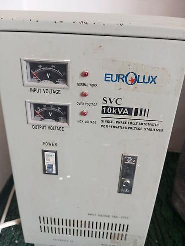 Электротовары: Eurolux SVC 10 kVA – təkfazalı, tam avtomatik kompensasiyaedici — 1