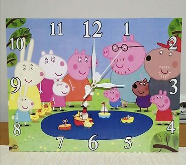 Satovi za kuću: Ima vise velicina. Okrugli 28,5 cm. precnik 2500 din. 27x35 cm.2400 — 9