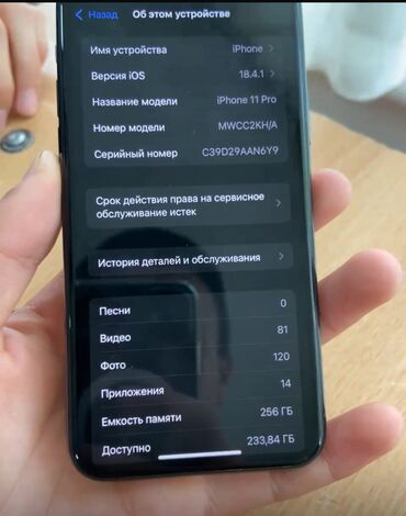 lalafo iphone 11: IPhone 11 Pro, Б/у, 256 ГБ, Зеленый, Защитное стекло, Чехол, 75 %