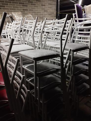 Стулья для кухни: Продаю новые железные стуля. Металическая стуля. Темир стулдар — 16