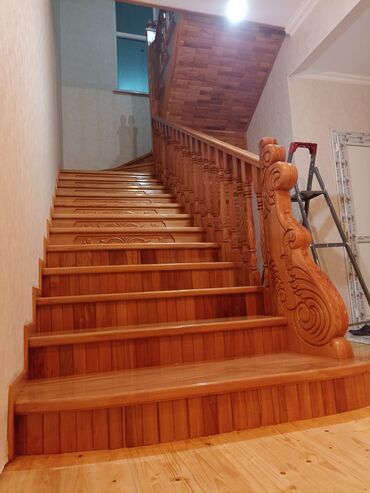 Digər xidmətlər: Hər növ taxtadan hər növ əl işləri qapı pilləkən mebel parket sauna — 14