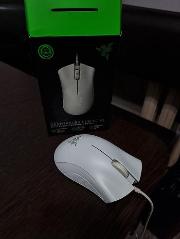 razer viper ultimate: Игровая мышь Razer DeathAdder Essential White Edition (проводная) - — 1