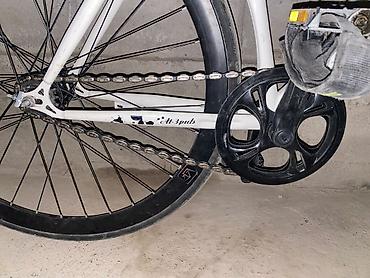 speedone frame: Фикс АТ3 Рама металичиский 👍 - Рама и вилка: стальная, окраска белая — 1