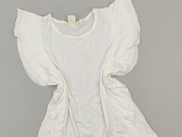 czerwona bluzki damskie krótki rękaw: Blouse, H&M, M (EU 38), condition - Good