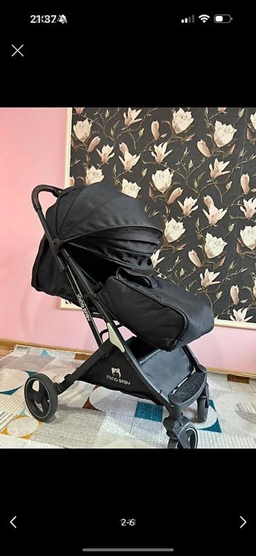 ремонт каляски: Прогулочная коляска Ining Baby, цвет черный. Практичная городская — 2