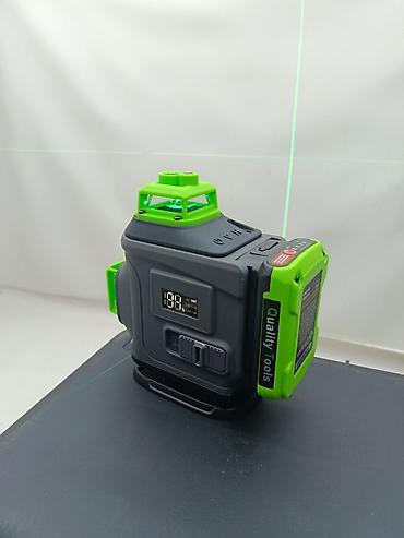 лазер по дереву: Лазерный уровень 4D (зеленый луч) в комплекте с кейсом и аксессуарами — 3