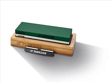 Ostali pribor i dodaci za alate: PARKSIDE dvostrani kamen za oštrenje noževa sa postoljem - — 3