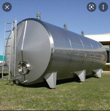 Baklar və çənlər: Paslanmayan poladdan süd və qida daşıma/saxlama çənləriSüd ve su — 12