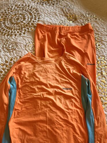 термо одежда для спорта: Спортивный костюм M (EU 38), цвет - Оранжевый