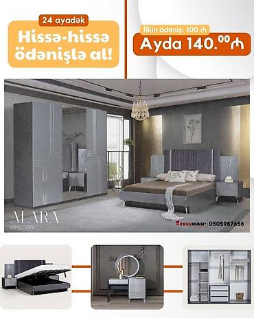 ay: Yeni yataq dəstləri KREDİTLƏ Yeni model ecazkar yataq dəstləri tək — 8