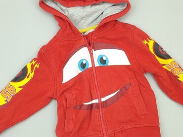 rajstopy w czerwone serca: Sweatshirt, H&M, 1.5-2 years, 86-92 cm, condition - Good