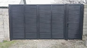 Распашные ворота: Ворота на заказ. Изготовление металлических ворот и калиток по — 10