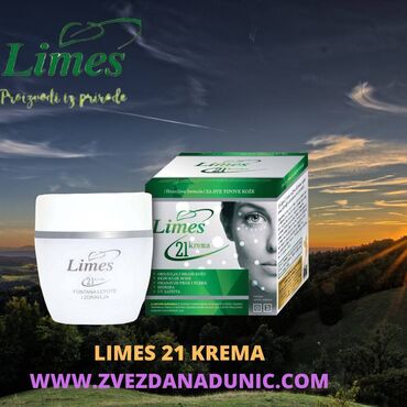 Ostali medicinski proizvodi: Limes 21 krema – 21 aktivna susptanca za našu kožu Limes 21 krema sa