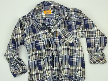 Shirts: Shirt 3-4 years, condition - Very good, pattern - Cell, color - Green