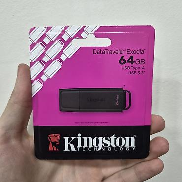 mini usb: 64gb usb3.2 kingston data travel exodia dtxg2/64gb TAIWAN, ориг — 1