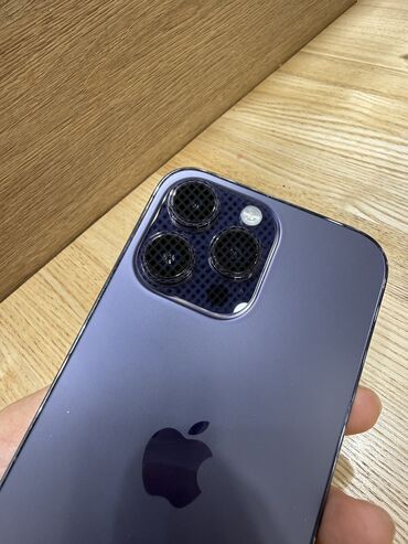 Apple iPhone: IPhone 14 Pro Max, Б/у, 1 ТБ, Deep Purple, Защитное стекло, 94 % — 15
