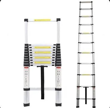 Tools & Equipment: Teleskopske aluminijumske merdevine 2 m-4890 dinara 2,6 m-7900 dinara — 1