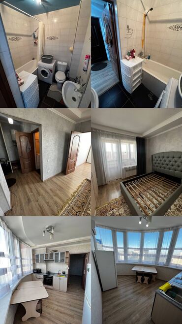тоголок молдо фрунзе: 1 комната, 39 м², Элитка, 10 этаж, Косметический ремонт