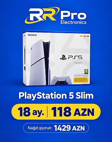 PlayStation 5 Slim oyun konsolu - Rəsmiləşdirilmiş PS5 Slim