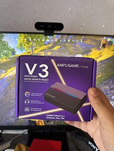 музыка аппаратура: Карта захвата видео AMPLIGAME V3 (FIFINE) - HDMI видеозахват для — 1