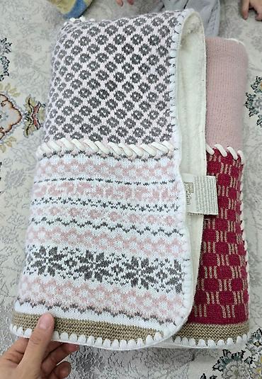 Одеяла и пледы: Плед, Турция, Б/у, Все сезоны, Вязаный — 6